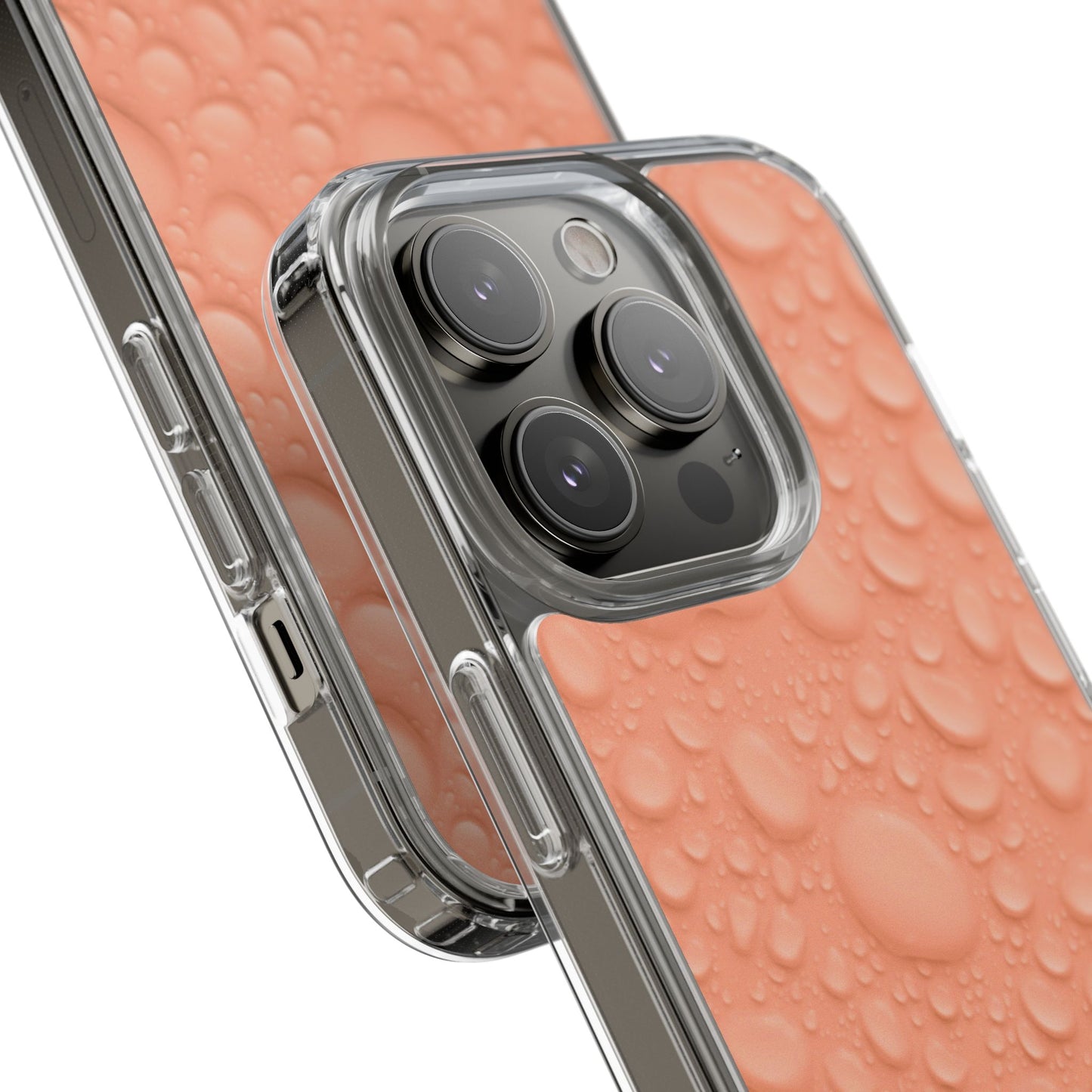 Clear Phone Case – Apricot Rain