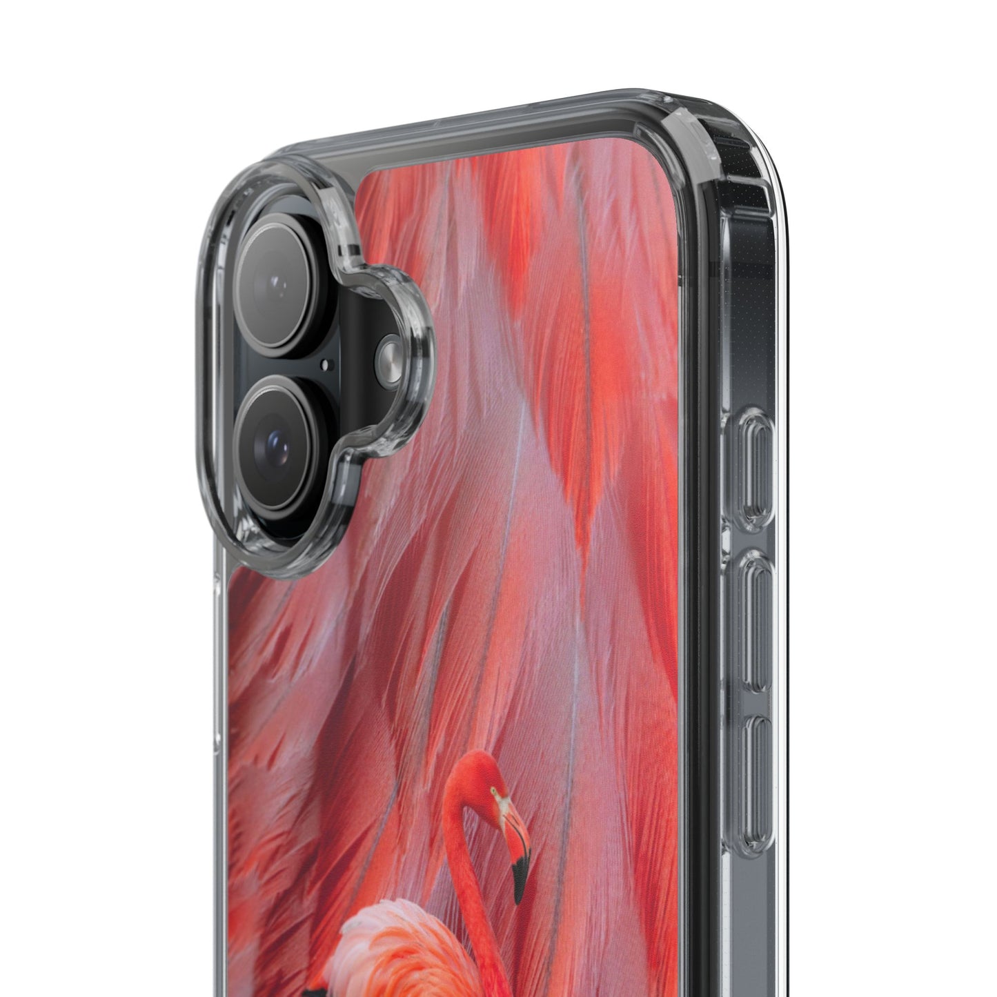 Clear Phone Case – Scarlet Plume