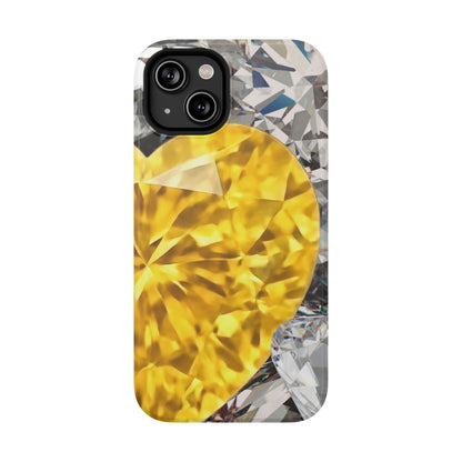 Impact-Resistant Phone Case – Heart of Gold