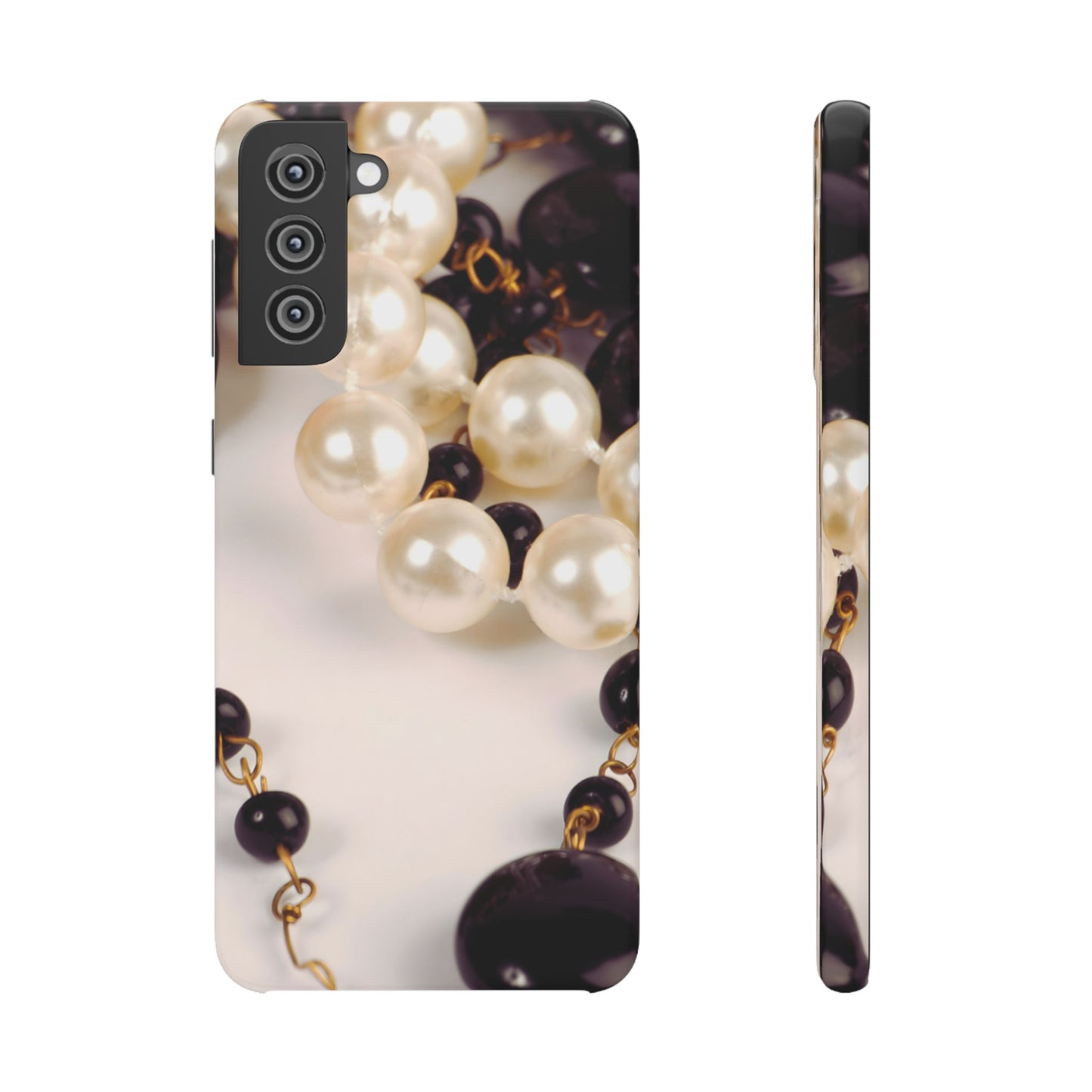 Snap Phone Case – Noir Pearl