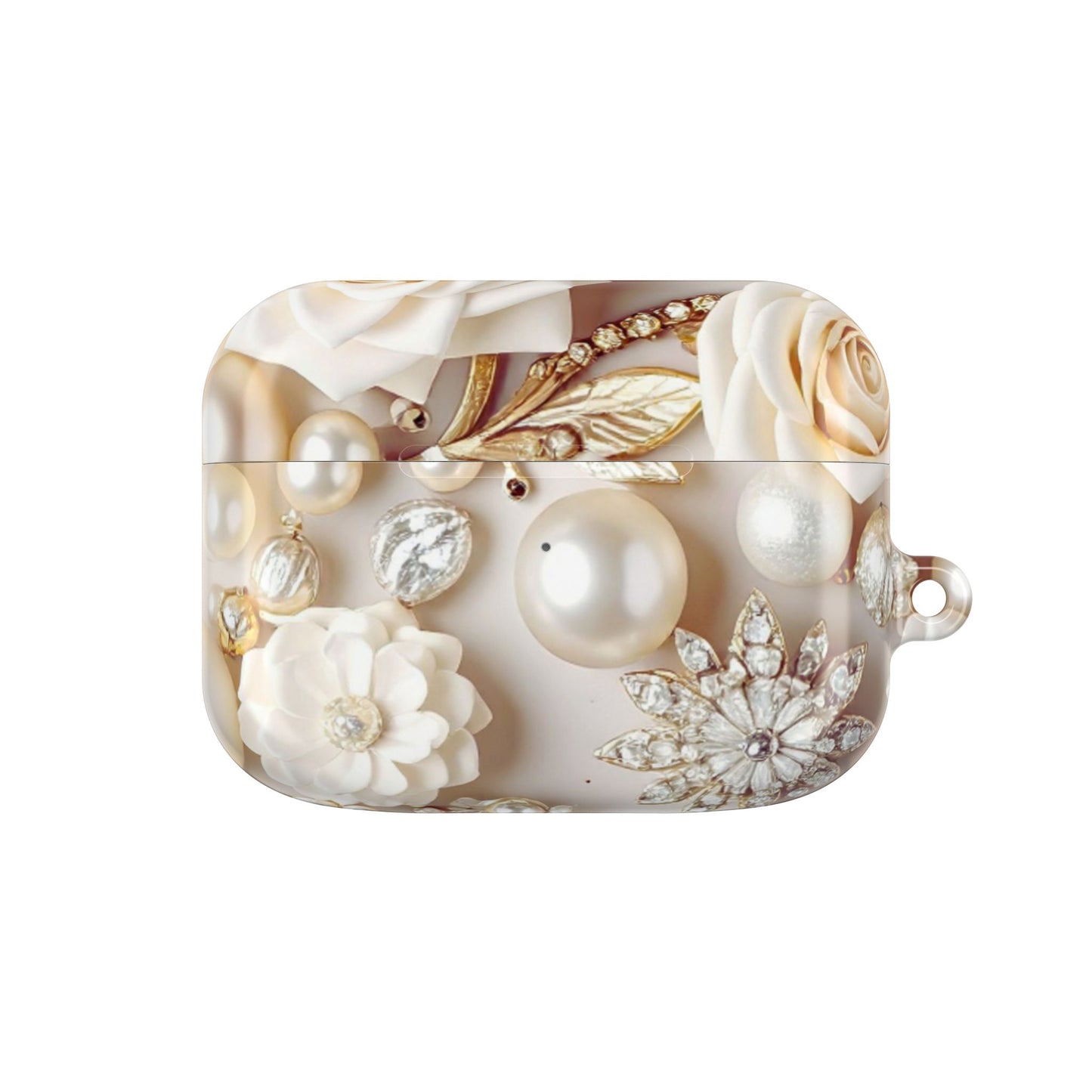 Earbud Case Cover – Ivory Opulence