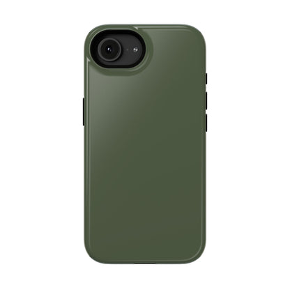 Impact-Resistant Phone Case — Military Green Protective Shockproof Cover
