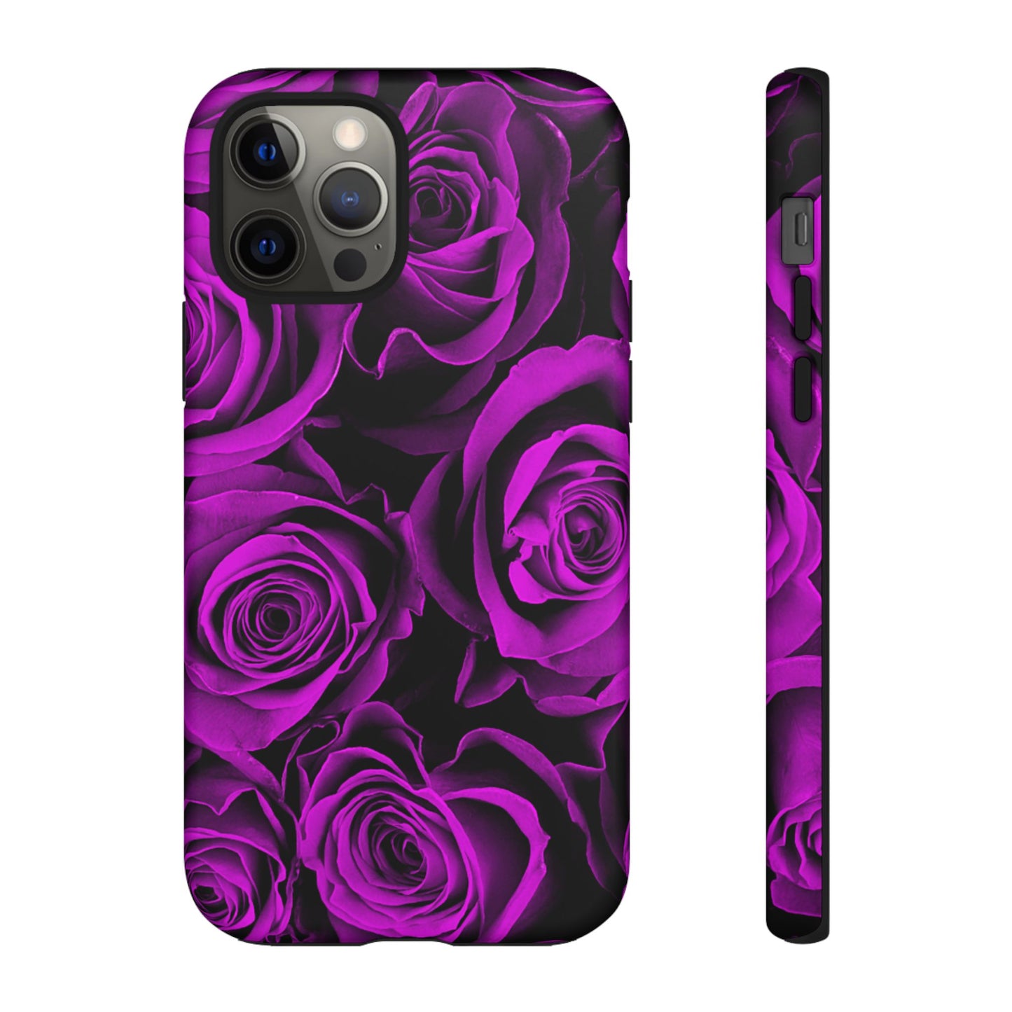 Protective Phone Case – Amethyst Roses