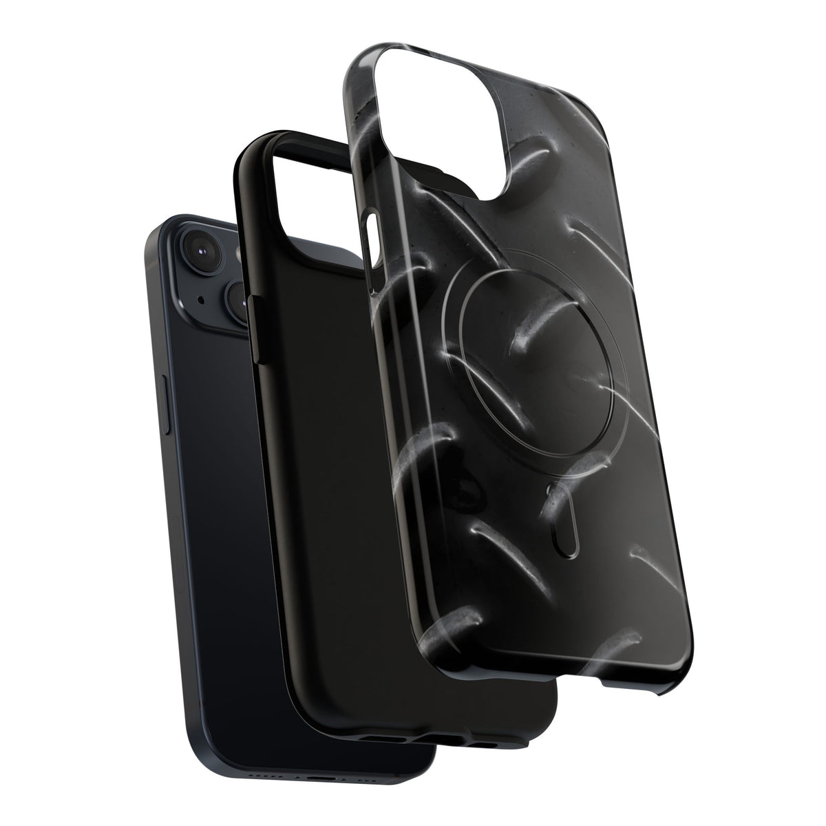 Protective Magnetic Phone Case – Blackout Plate