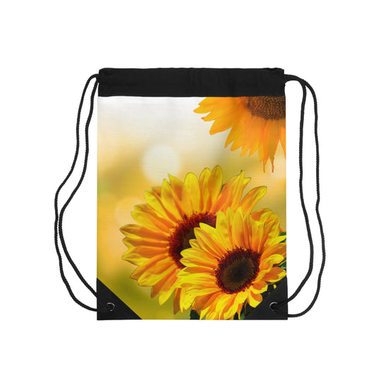 Drawstring Bag – Sunlit Sunflowers