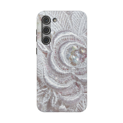 Impact-Resistant Phone Case – Lace Veil