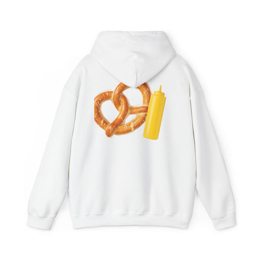 Pullover Hoodie – Never a Bad Connection Pretzel Stack Design