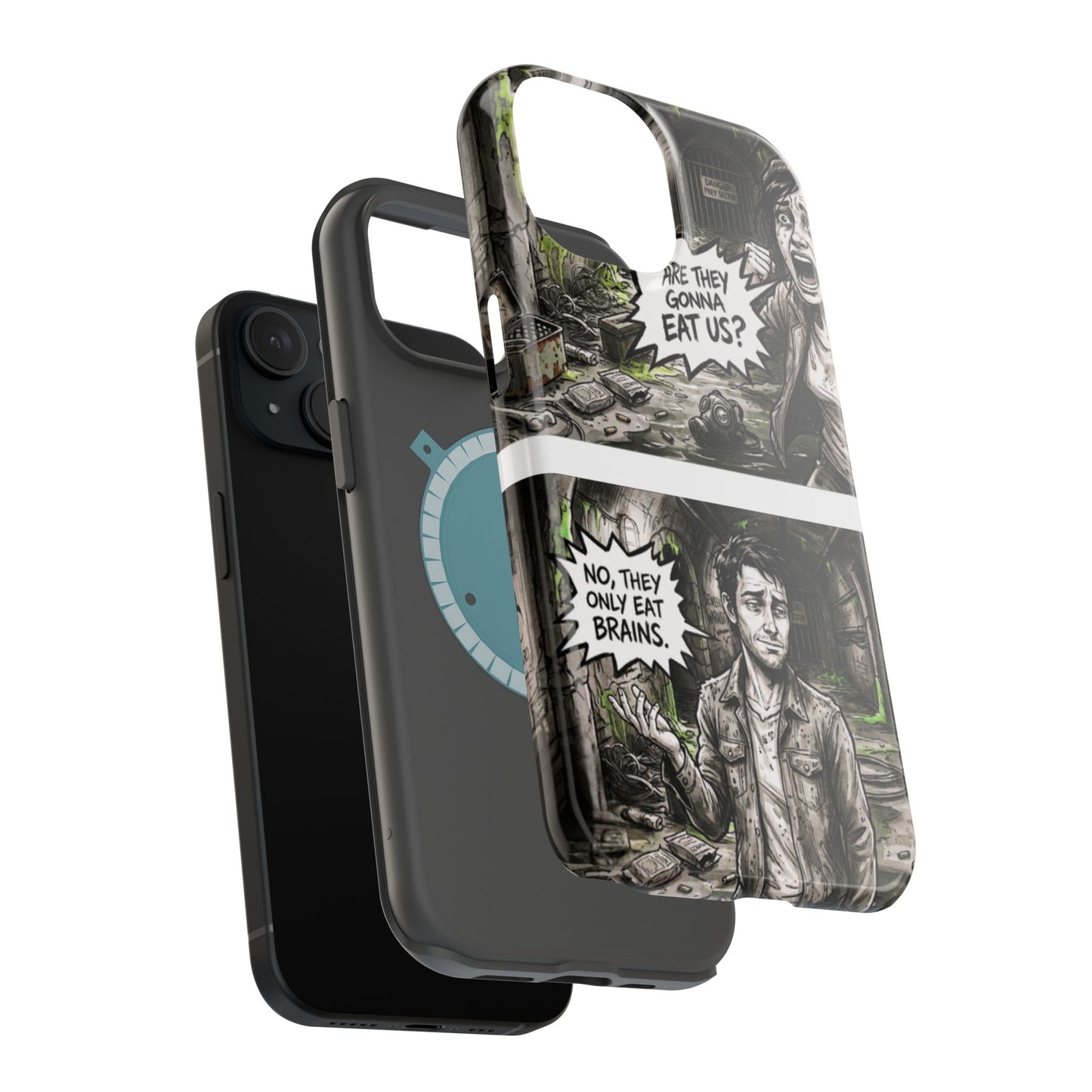 Wireless-Charging Compatible Case – Brains Only
