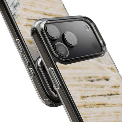 Clear Phone Case – Woven Warmth