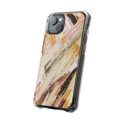 Clear Magnetic Phone Case – Brush & Bronze