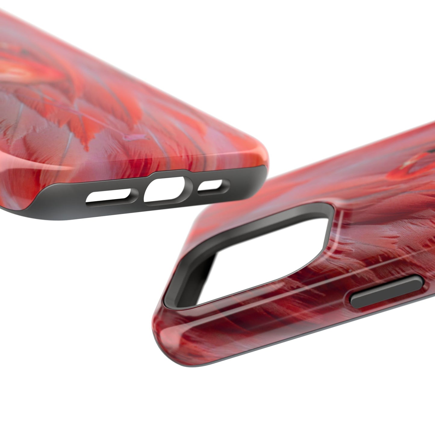 Impact-Resistant Phone Case – Scarlet Plume