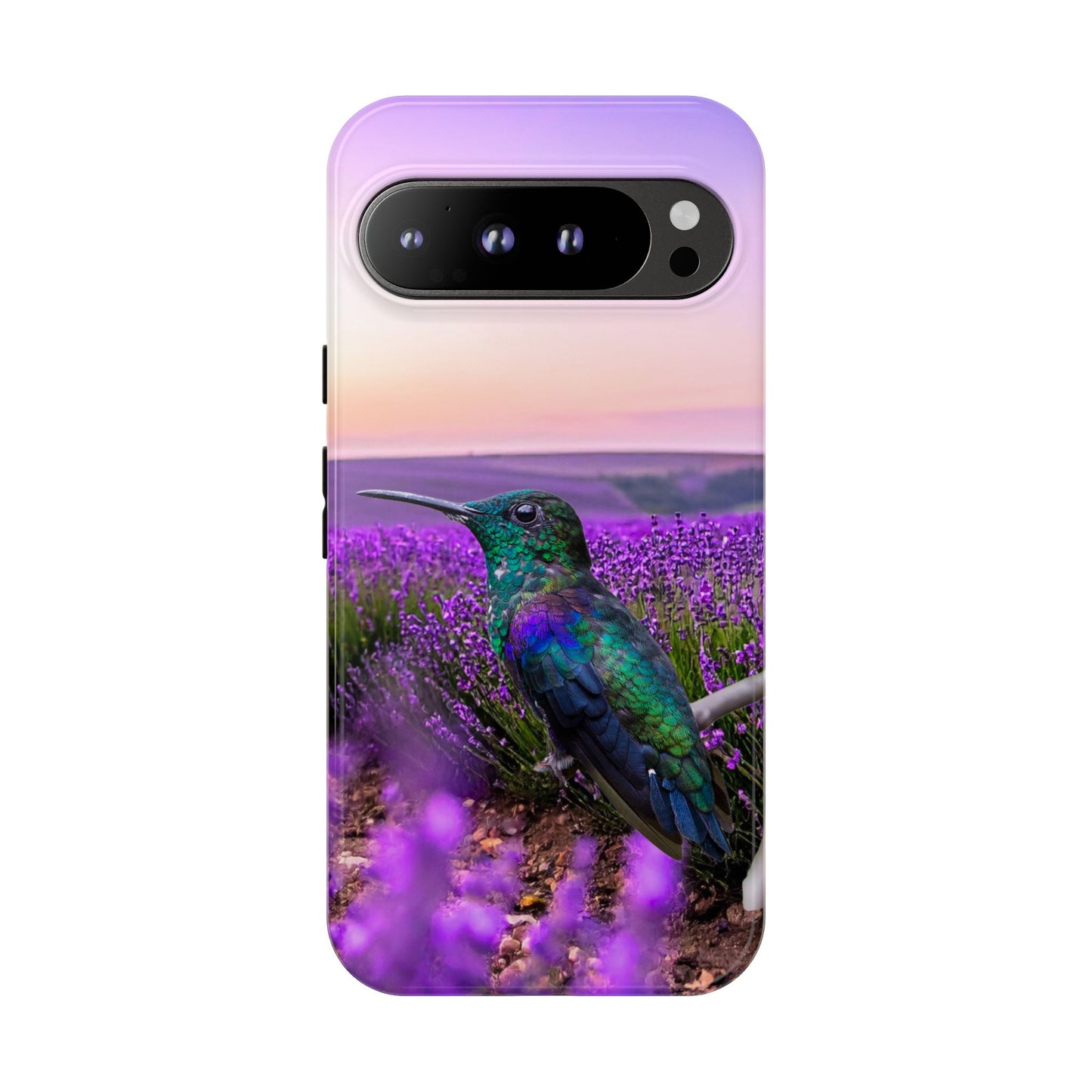Protective Phone Case – Hummingbird Reverie