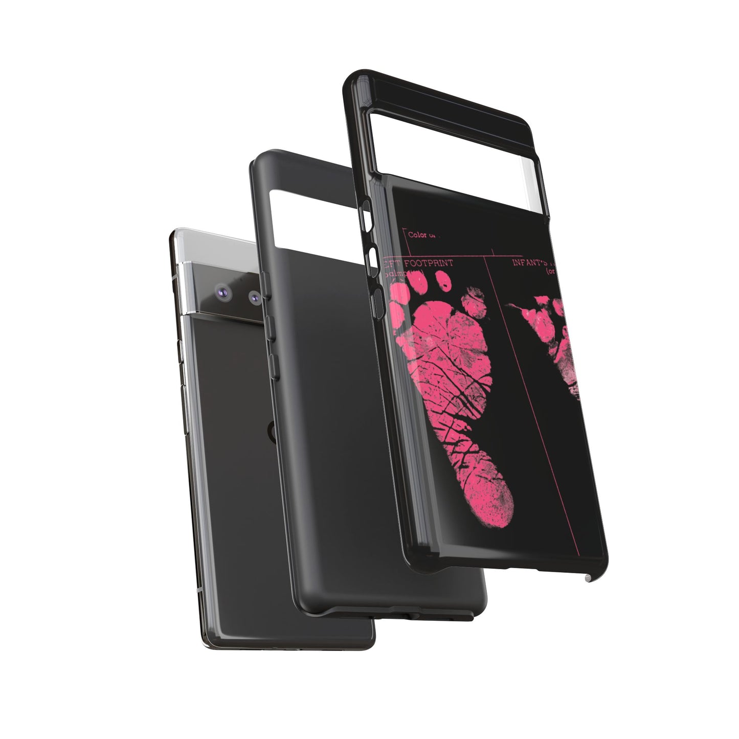 Protective Phone Case – Mom’s Little Pink Footprints