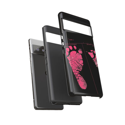 Protective Phone Case – Mom’s Little Pink Footprints