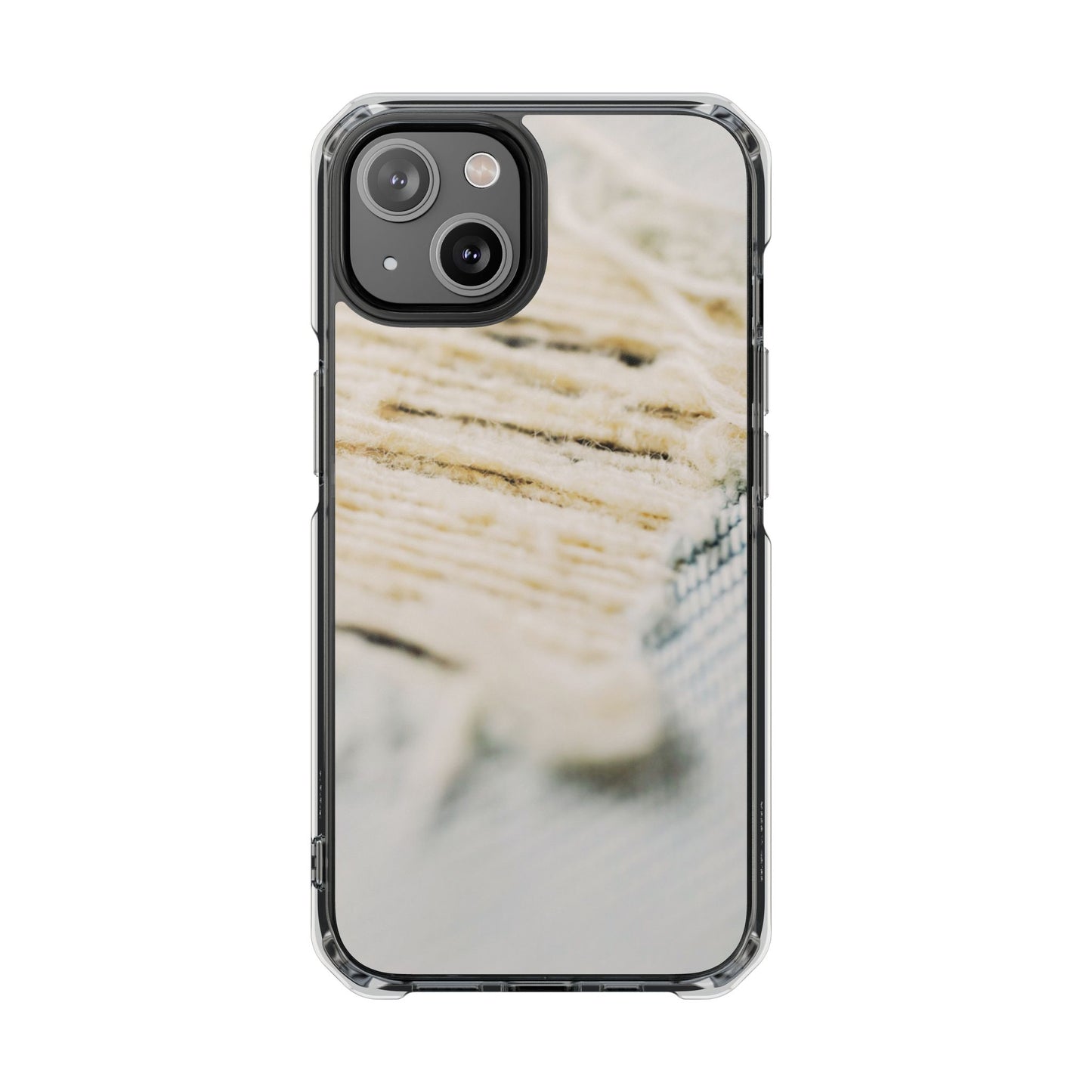 Clear Magnetic Phone Case – Woven Warmth