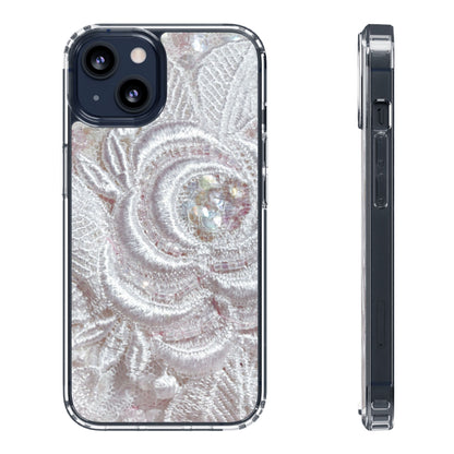 Clear Phone Case – Lace Veil