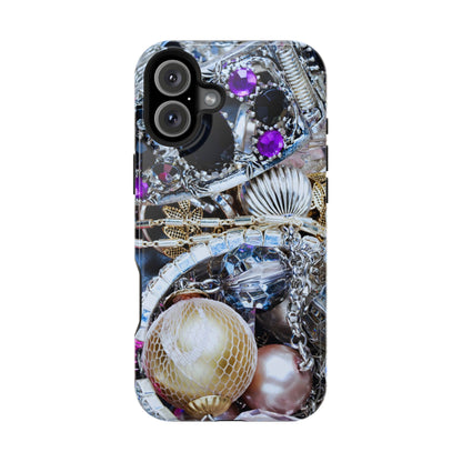 Impact-Resistant Phone Case – Chrome Jewel