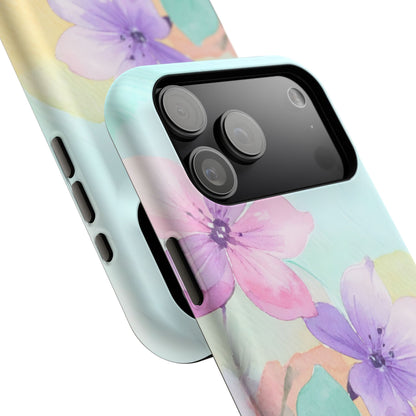 Impact-Resistant Phone Case – Water Petal