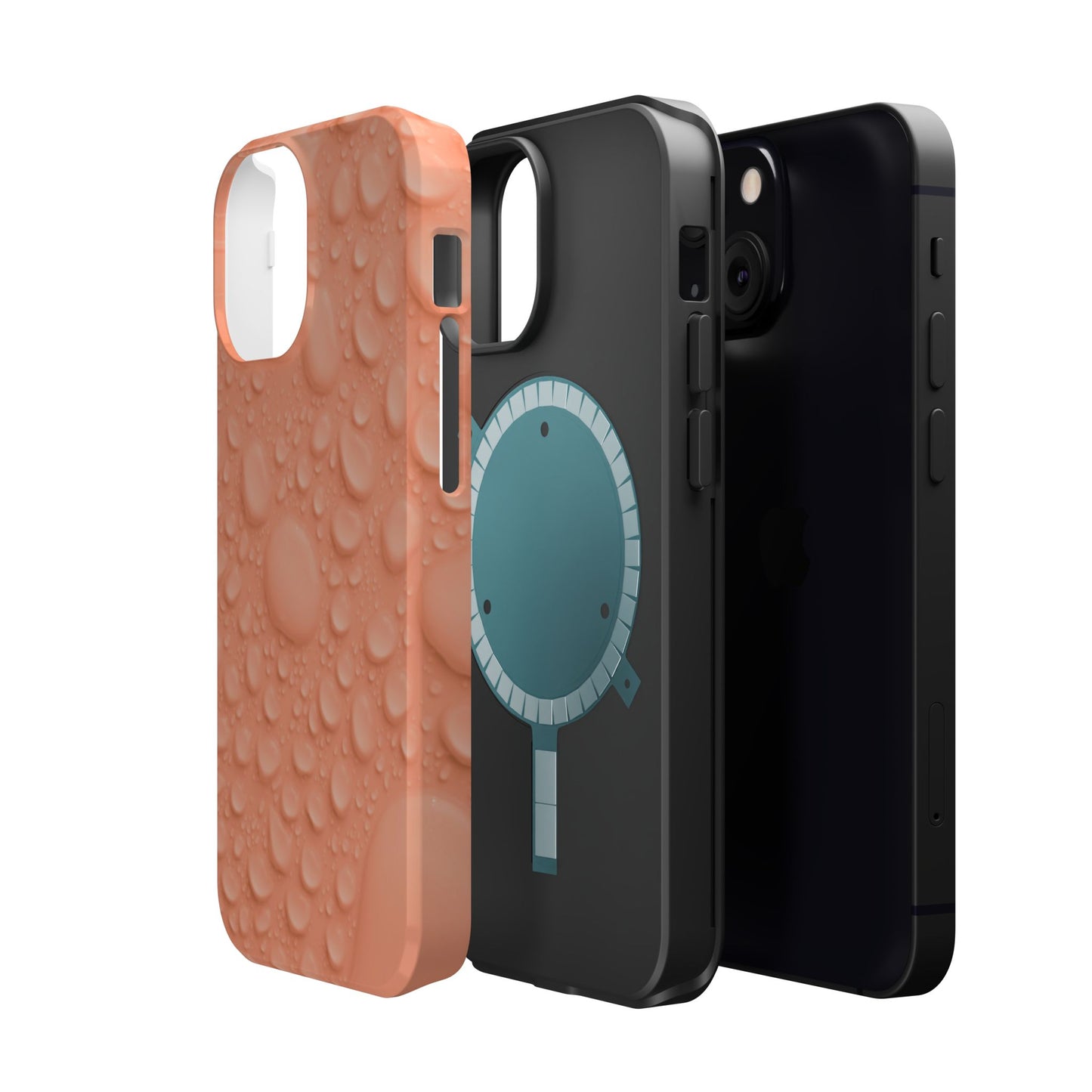 Wireless-Compatible Charging Case – Apricot Rain