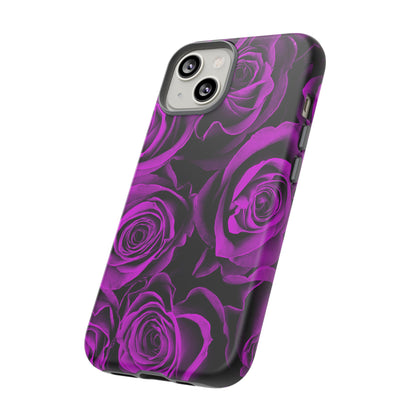 Protective Phone Case – Amethyst Roses