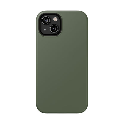Impact-Resistant Phone Case — Military Green Protective Shockproof Cover
