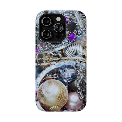 Impact-Resistant Phone Case – Chrome Jewel