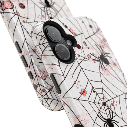 Impact-Resistant Phone Case – Blood Web