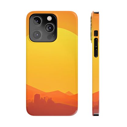 Slim Phone Case – Desert Sunrise