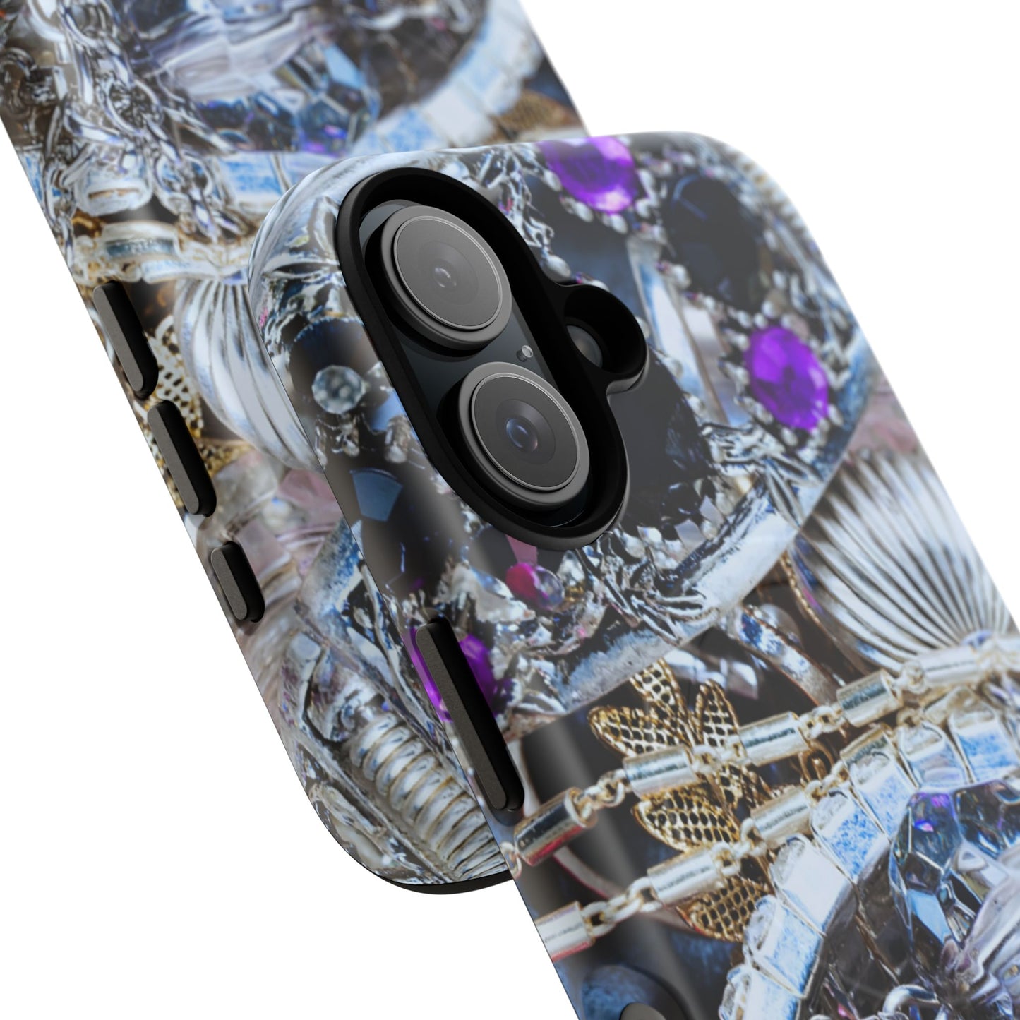 Protective Magnetic Phone Case – Chrome Jewel
