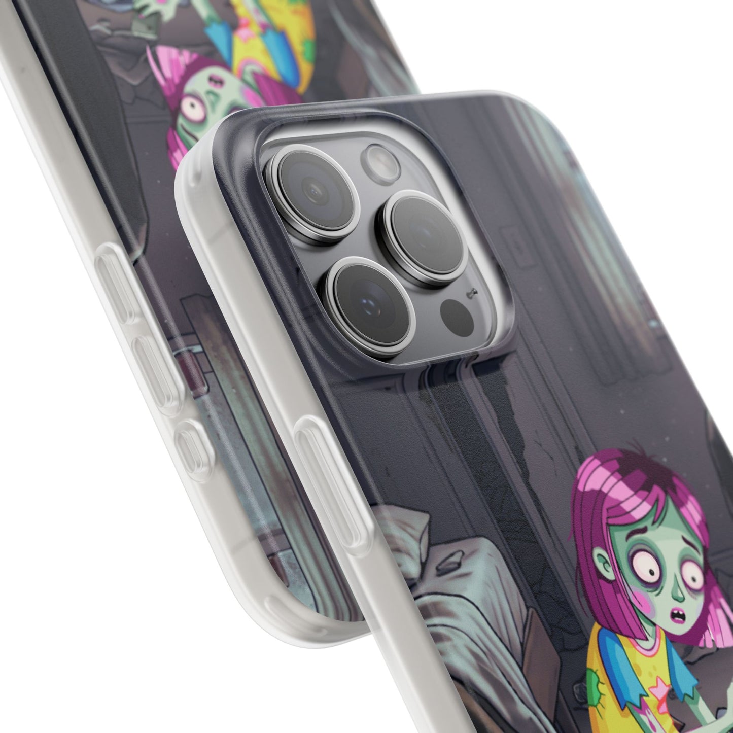 Zombie Girl Phone Case — Cute Creepy Cartoon Phone Cover