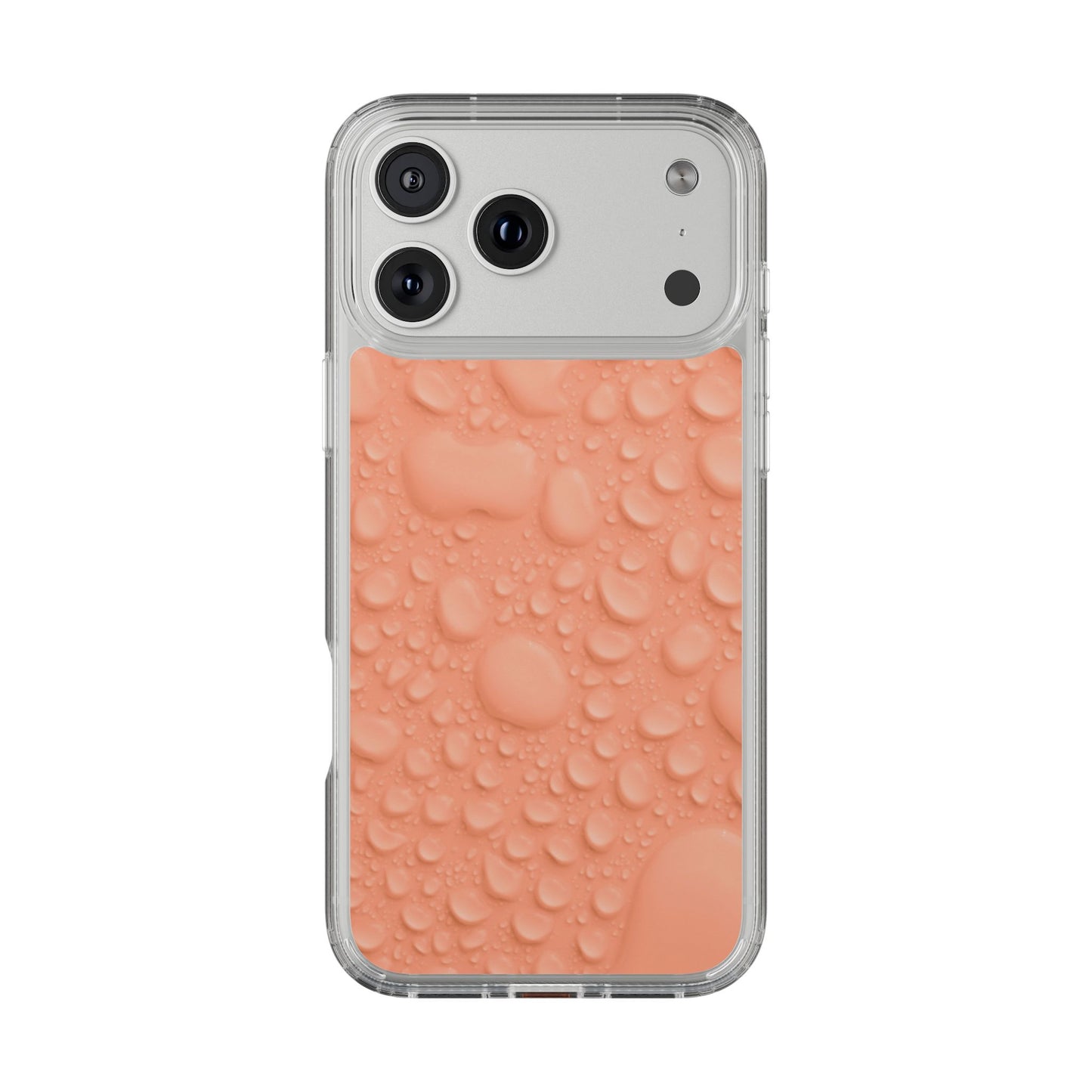 Clear Phone Case – Apricot Rain