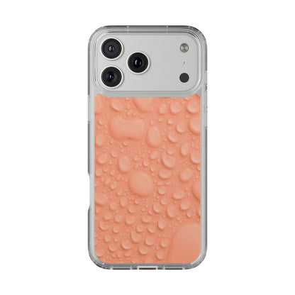 Clear Phone Case – Apricot Rain