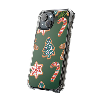 Clear Magnetic Phone Case – Cookie Season – Compatible with iPhone 14–17 Series