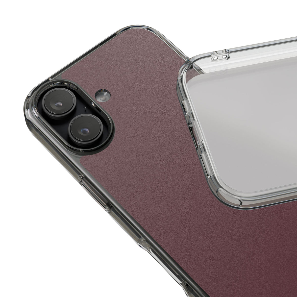 Clear Phone Case – Mulled Wine – Compatible with iPhone 13–17 & Samsung Galaxy S25–S26 Series