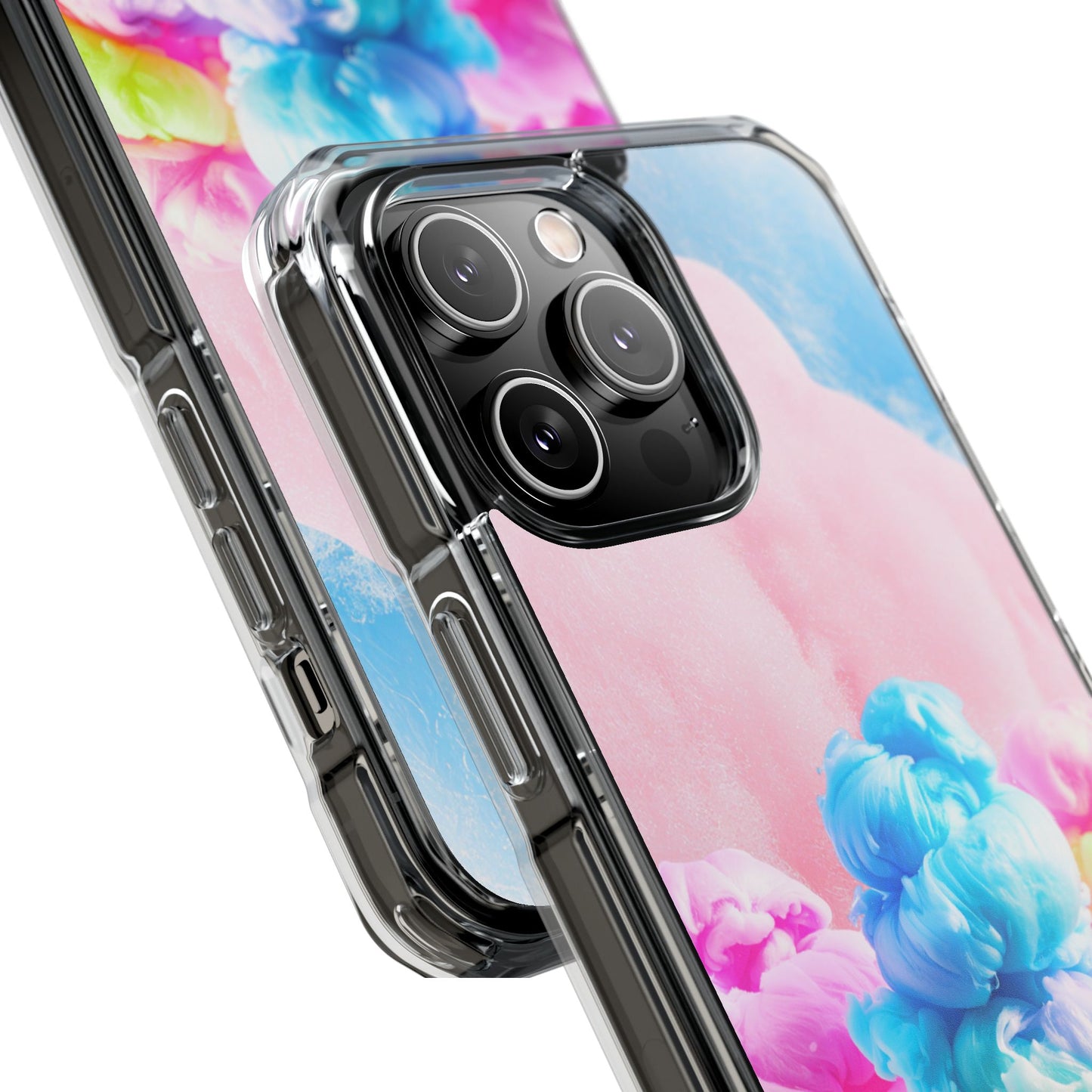 Clear Magnetic Phone Case – Cotton Candy Dream