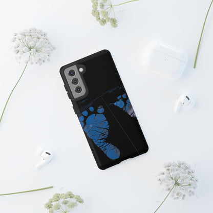 Protective Phone Case – Mom’s Little Blue Footprints