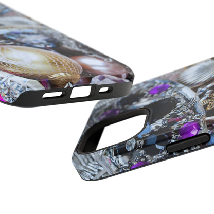 Impact-Resistant Phone Case – Chrome Jewel