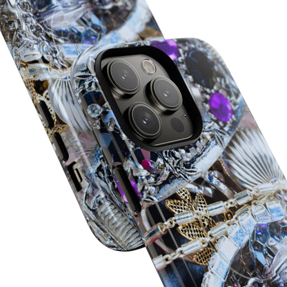 Protective Magnetic Phone Case – Chrome Jewel