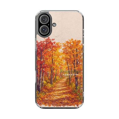 Clear Magnetic Phone Case – Autumn Remembered