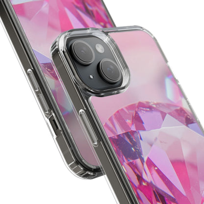 Clear Phone Case – Pink Ice