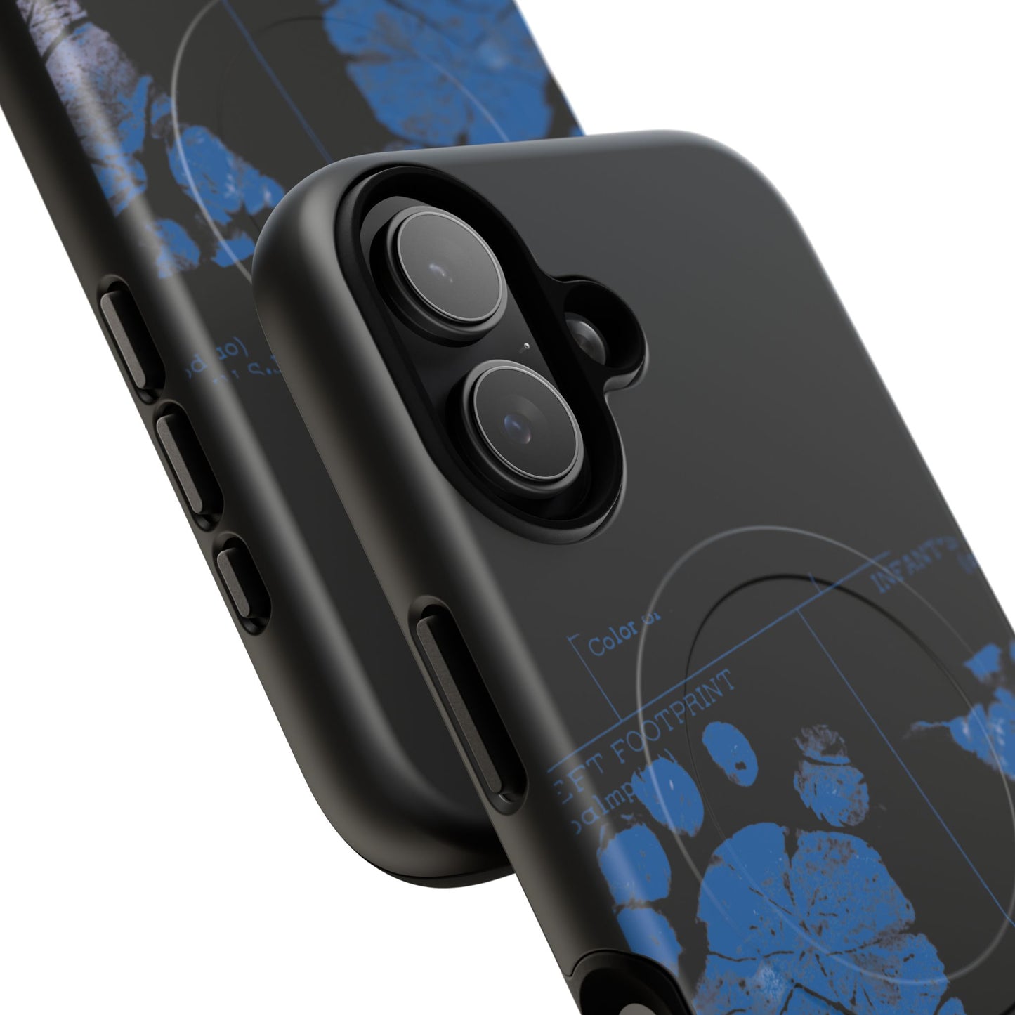 Protective Magnetic Phone Case – Mom’s Little Blue Footprints