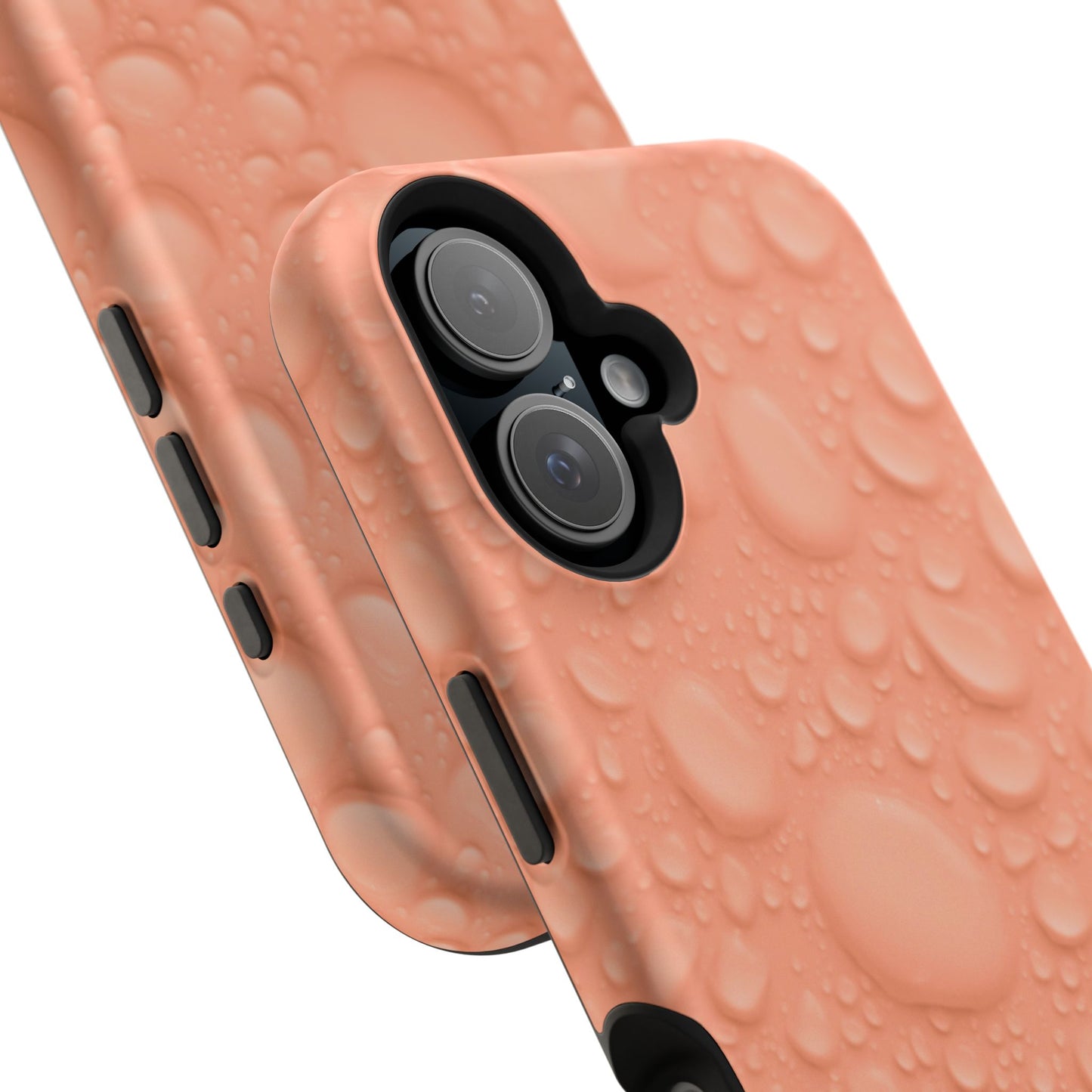 Impact-Resistant Phone Case – Apricot Rain