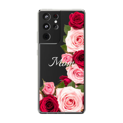 Clear Phone Case – Mom’s Rose Bouquet