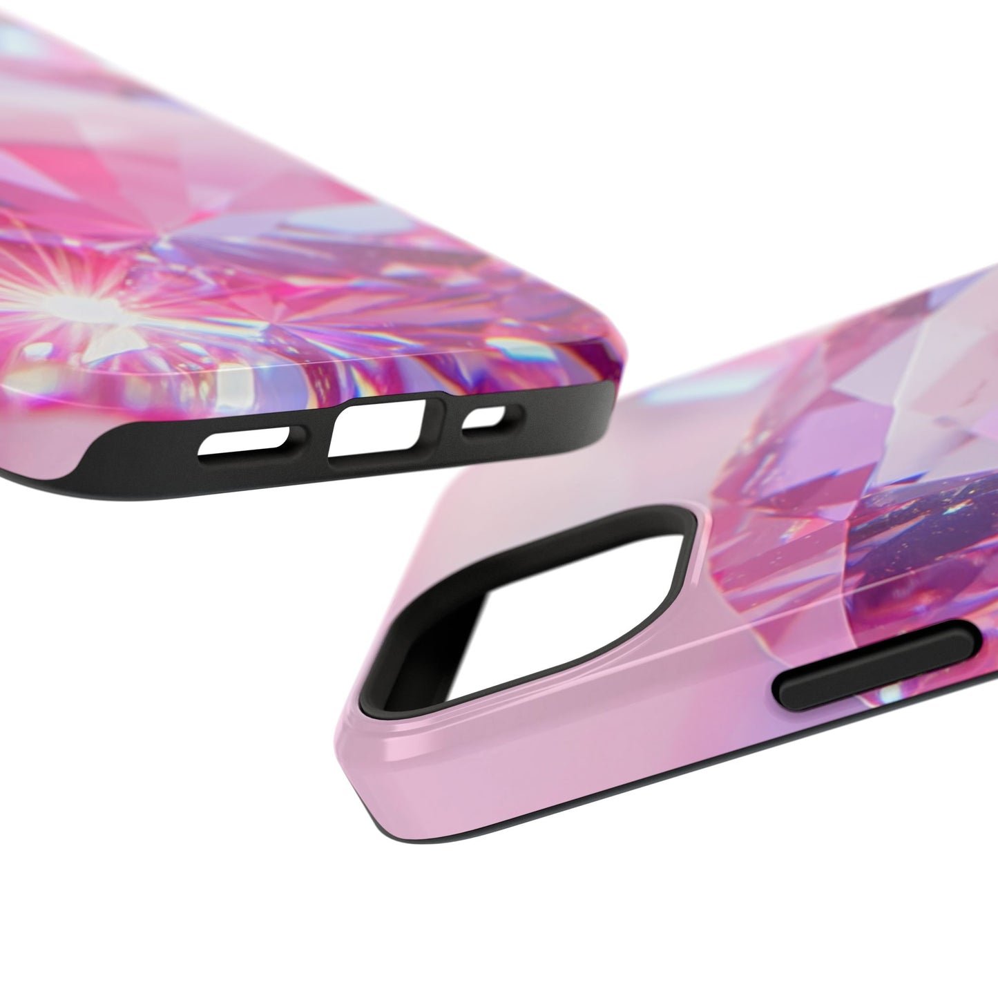 Impact-Resistant Phone Case – Pink Ice