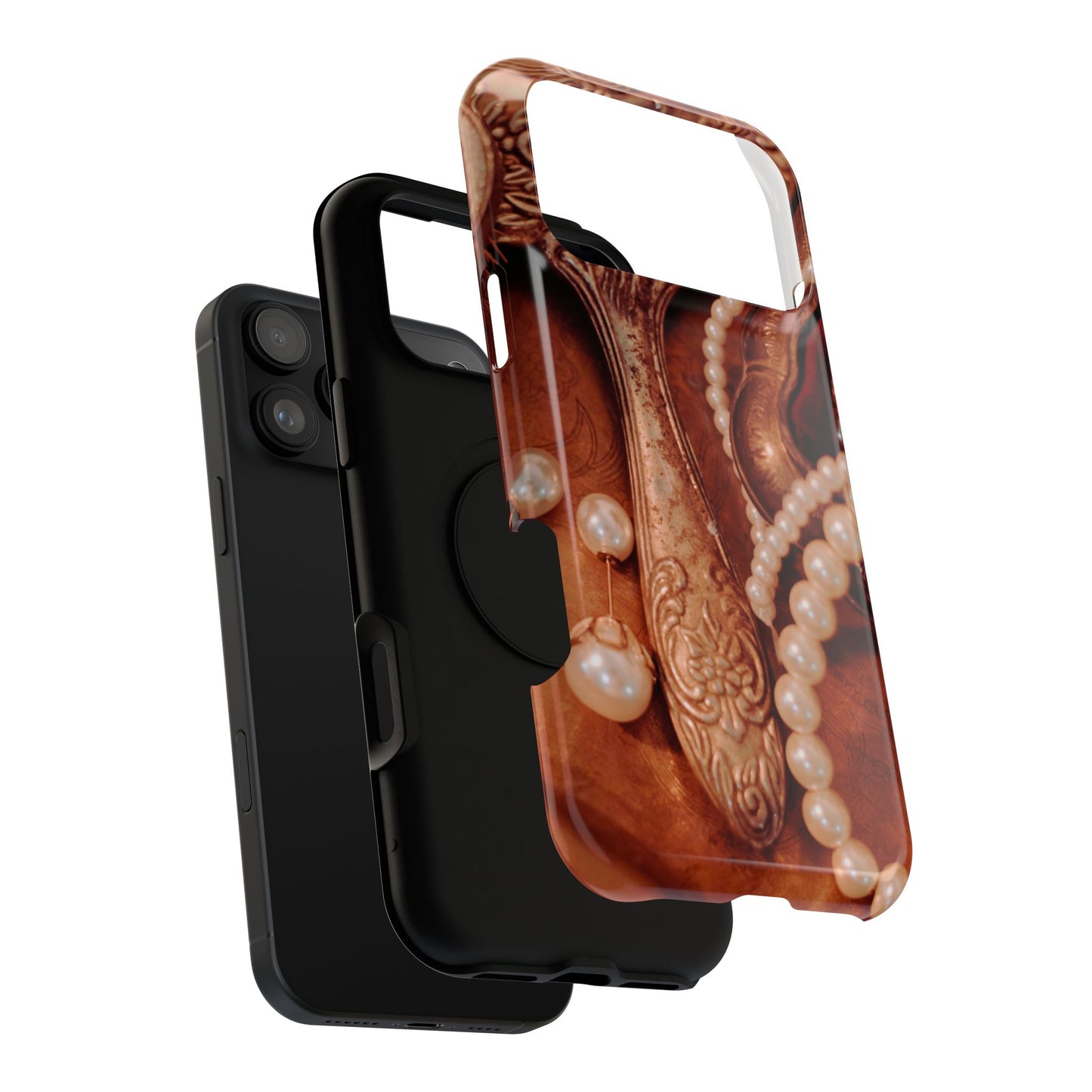 Impact-Resistant Phone Case – Bronze Vanity