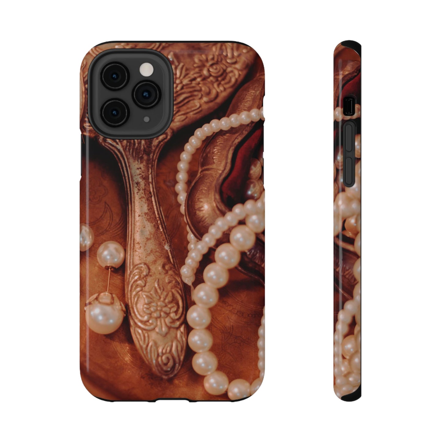 Impact-Resistant Phone Case – Bronze Vanity
