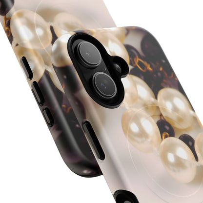 Protective Magnetic Phone Case – Noir Pearl