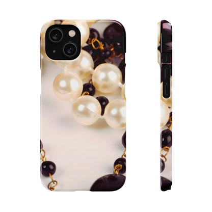 Snap Phone Case – Noir Pearl