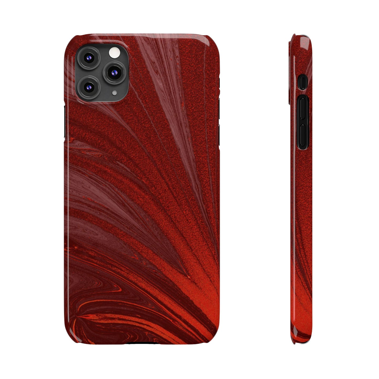 Slim Phone Case — Crimson Current