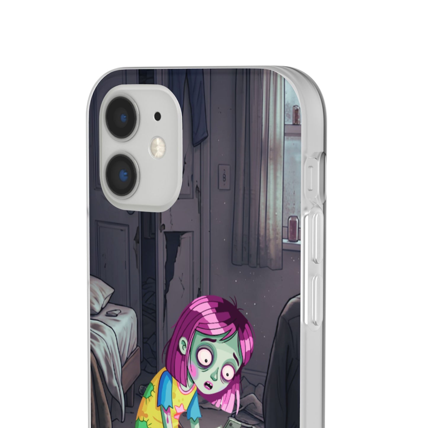 Zombie Girl Phone Case — Cute Creepy Cartoon Phone Cover